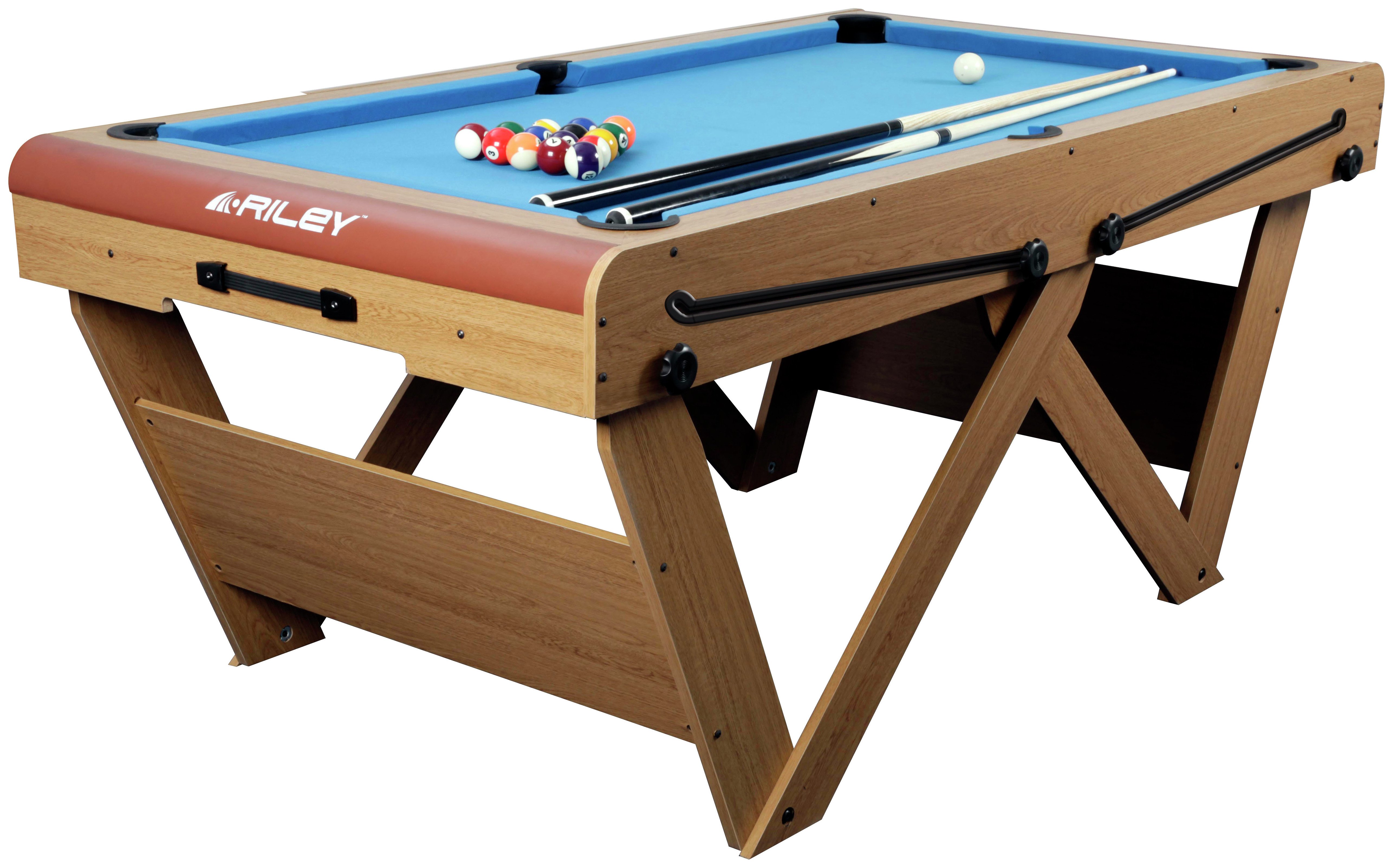 Riley 6ft W Leg Snooker & Pool Table