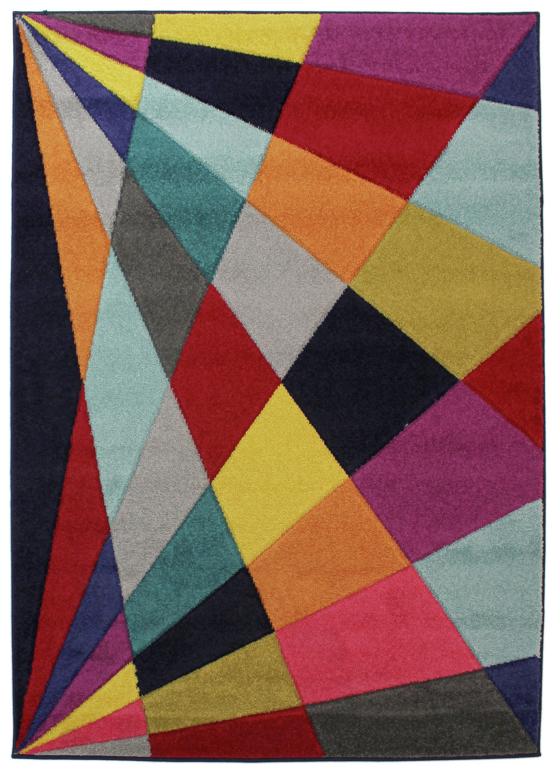 Flair Radiant Rug - 120x170cm - Multicoloured Shine