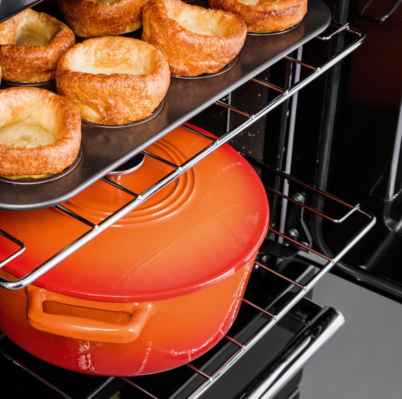 Rangemaster Classic Deluxe 110cm Ceramic Range Cooker Black Reviews