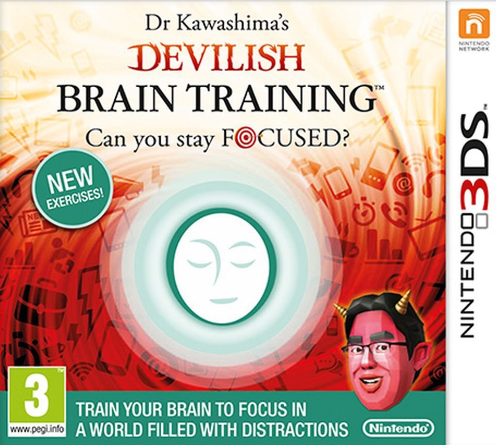 Dr Kawashimas Devilish Brain Training Nintendo 3DS Game