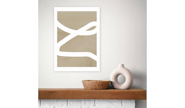 East End Prints Lines Art Print - A3