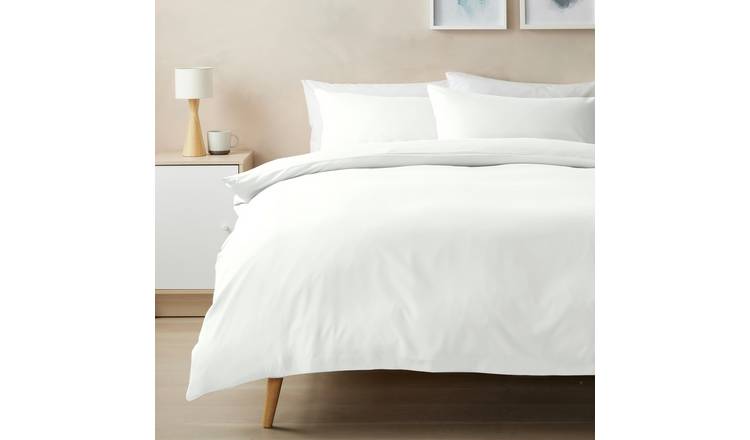 Home Essentials Soft Touch White Bedding Set - King size