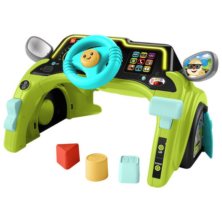 Fisher-Price Laugh & Learn Sit & Steer Driver Activity Toy 0