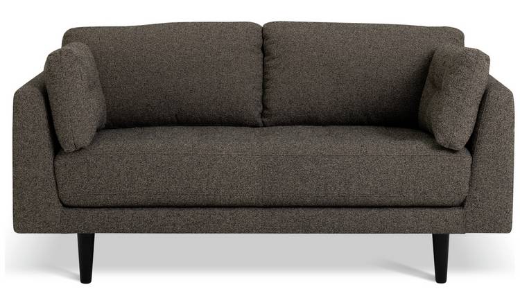 Habitat Kleo Fabric 2 Seater Sofa - Charcoal