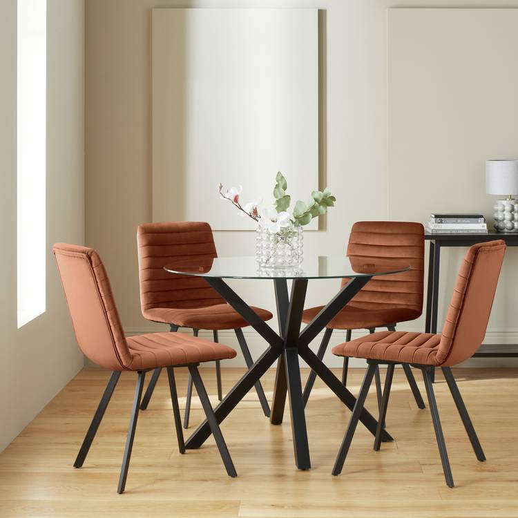 Buy Argos Argos Dining Sets For Buy Argos Home Alice Black Dining