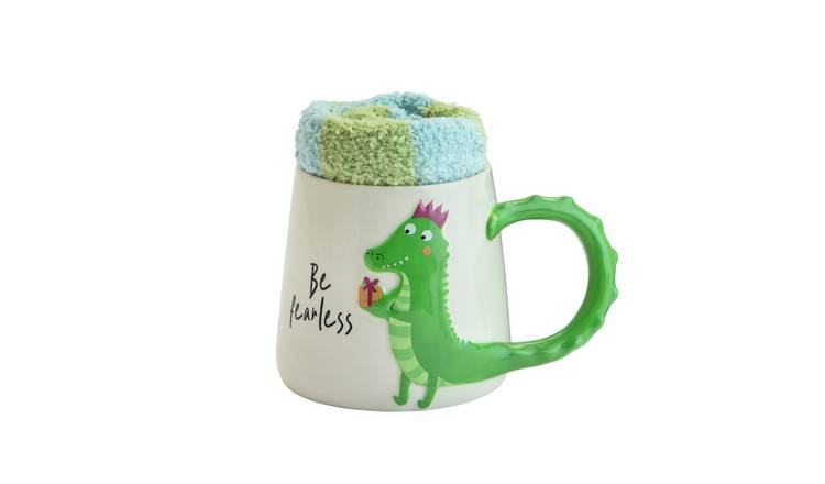 Argos Home Crocodile Mug And Socks Set