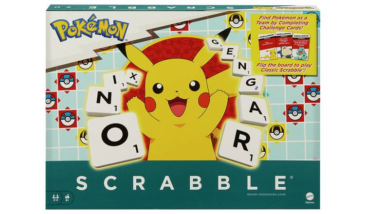 Scrabble Pokemon Board Game & Classic Family Word Game