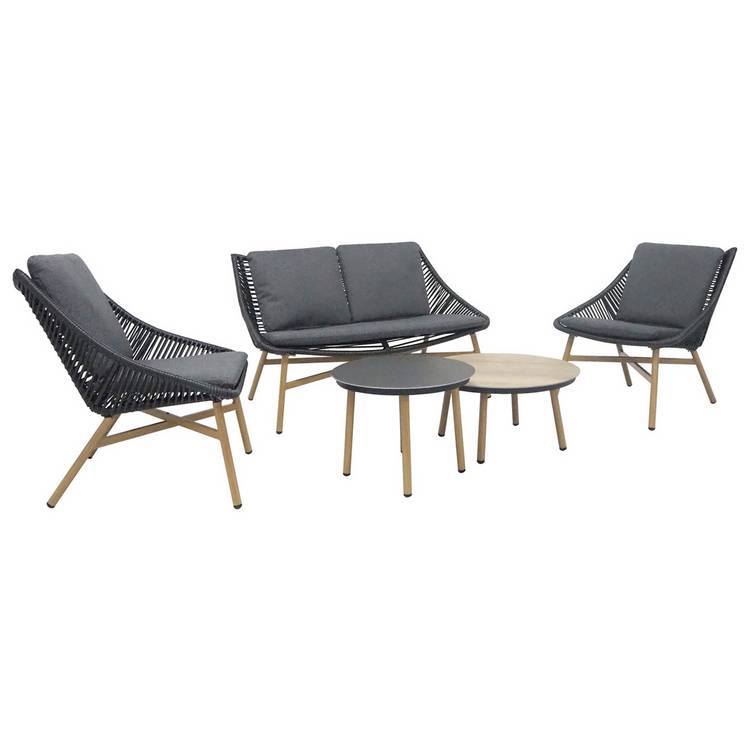 Norfolk Leisure Keswick 4 Seater Garden Sofa Set - Grey 0