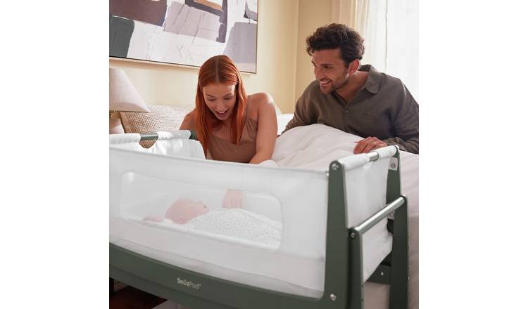 Buy SnuzPod4 Bedside Crib Sage Cribs and moses baskets Argos