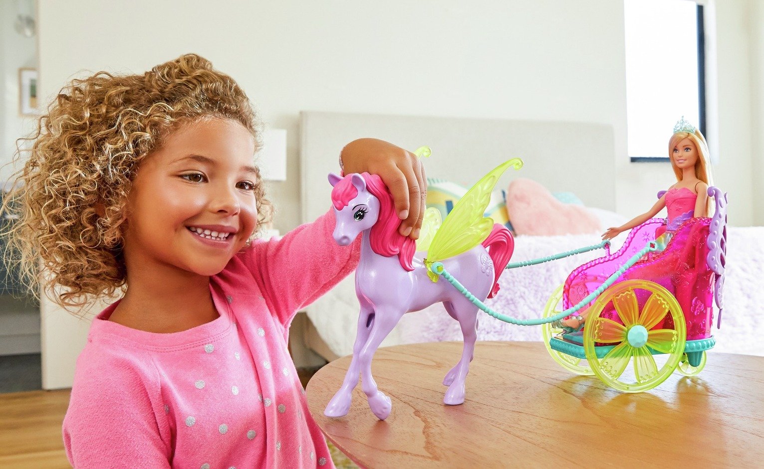 Barbie Dreamtopia Doll with Horse and Chariot Playset Review