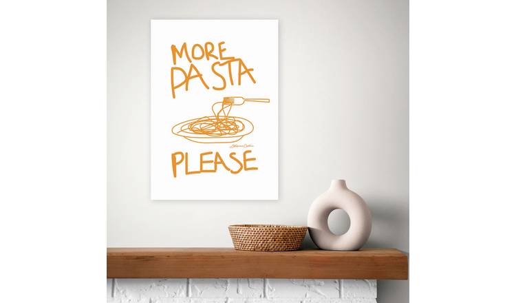 East End Prints More Pasta Please Art Print - A3