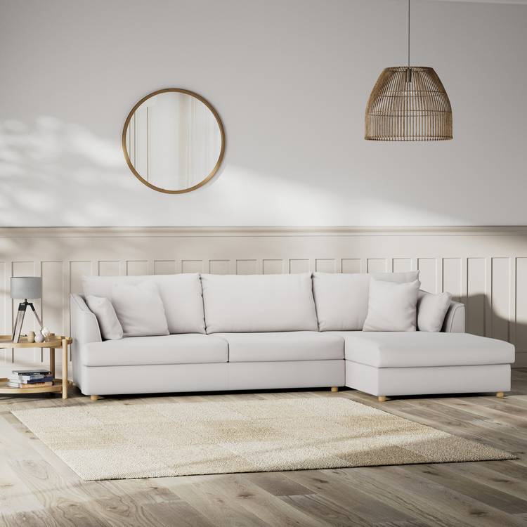 Habitat Holmfirth Right Hand Corner Sofa - Natural 0