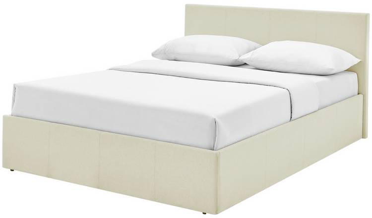 Argos Home Heathdon Kingsize End Lift Ottoman Bed - Natural