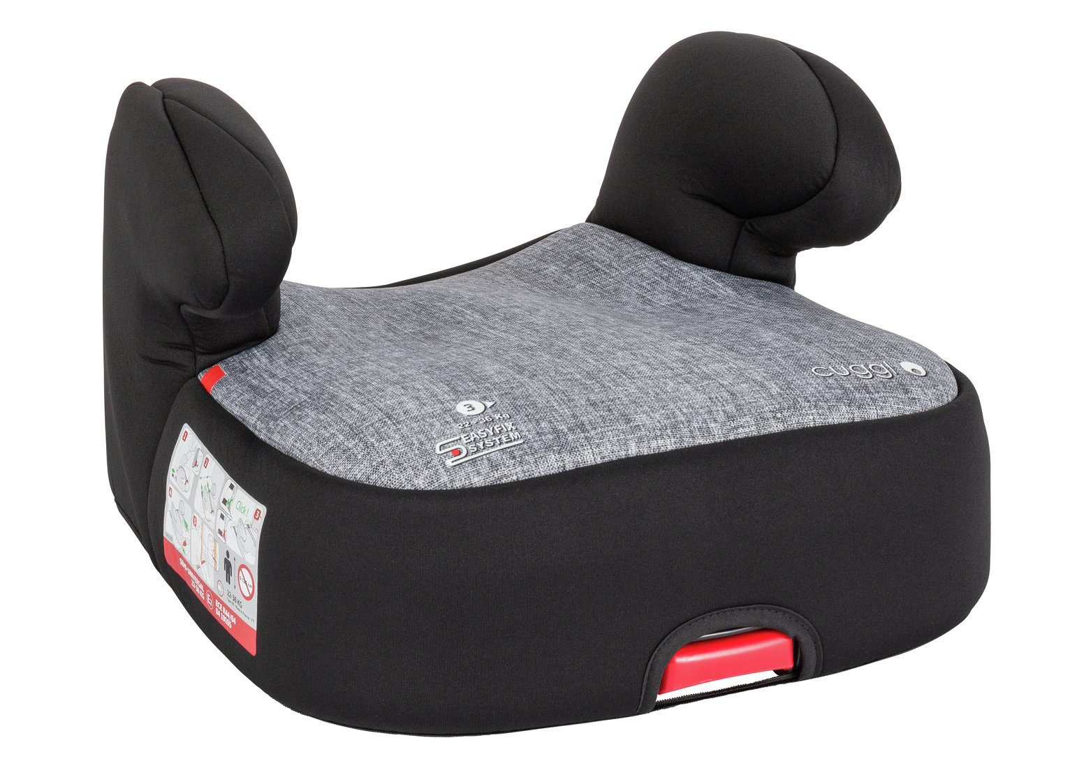 Cuggl Silver Deluxe Easyfix Booster Seat Review