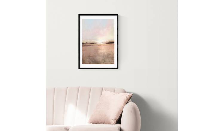 East End Prints New Dawn Black Frame Art Print - A3