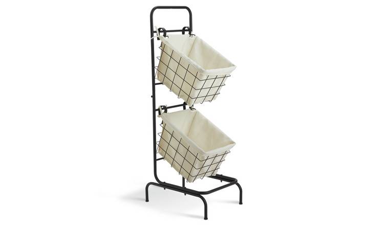 Habitat Industrial 2 Tier Storage Basket Holder