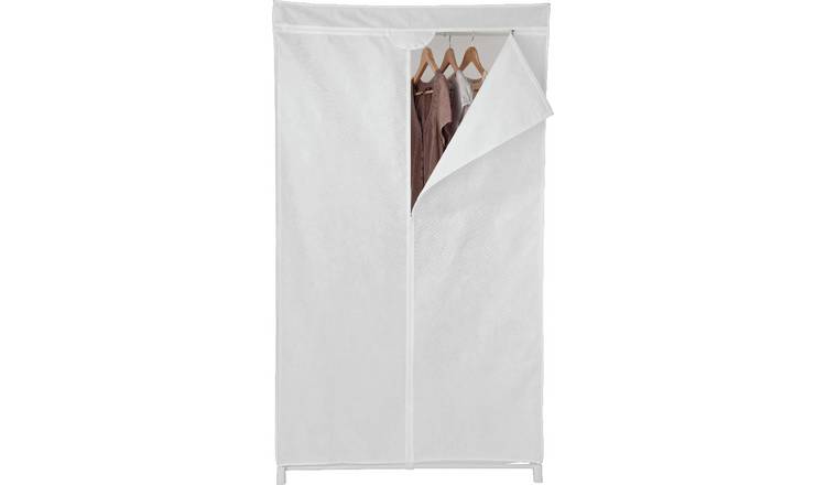 Fabric covered clothes online rail