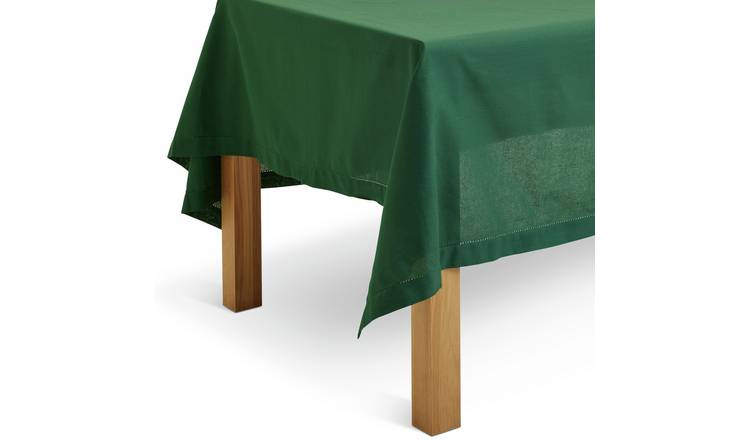 Habitat Cotton Tablecloth - Green