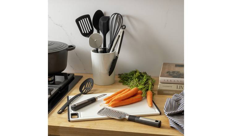  Home Essentials 10 Piece Utensils Set - Black