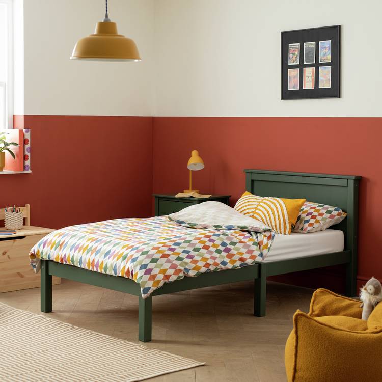 Habitat Brooklyn Single Bed Frame - Green 0