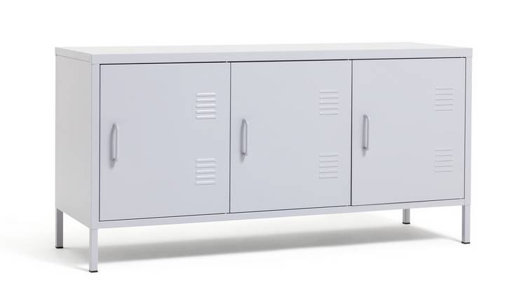 Locker style store tv cabinet