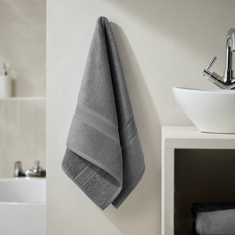 Habitat Supersoft Hand Towel - Slate 0