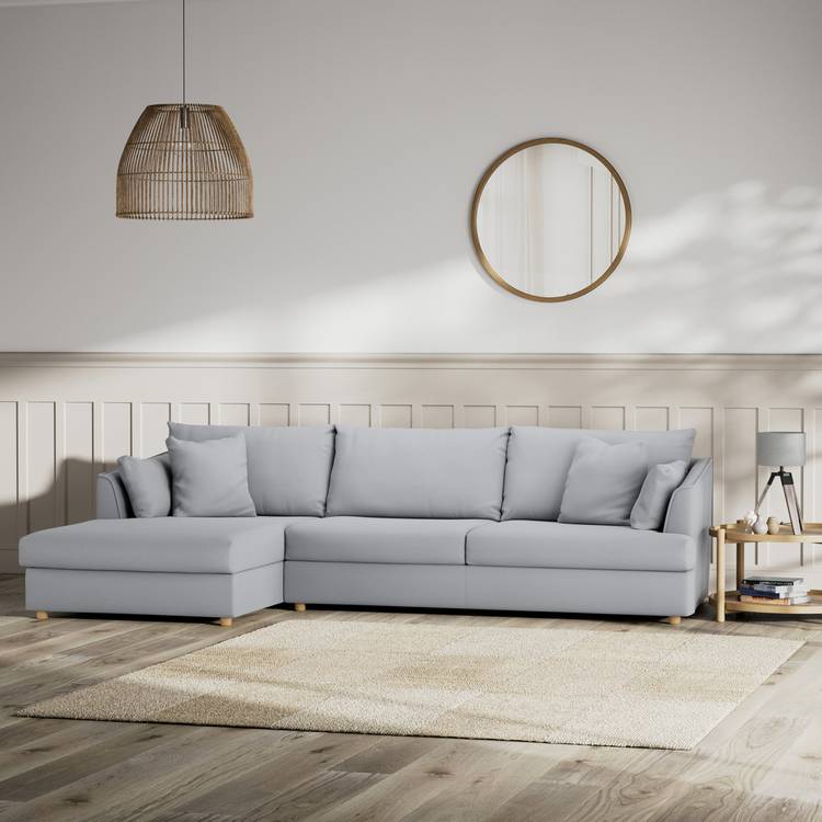 Habitat Holmfirth Left Hand Corner Sofa - Grey 0