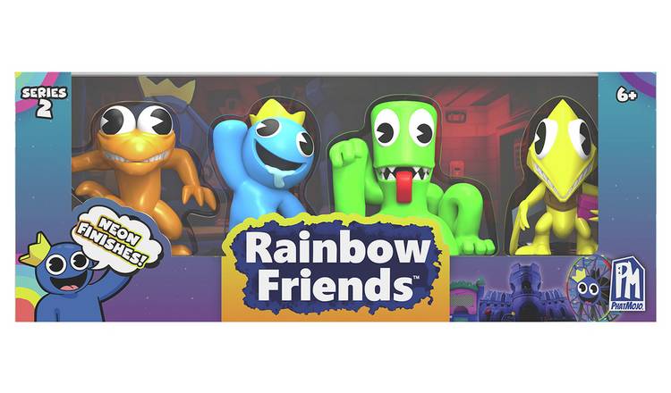 PhatMojo Rainbow Friends S2 Collectable Figure Pack of 4