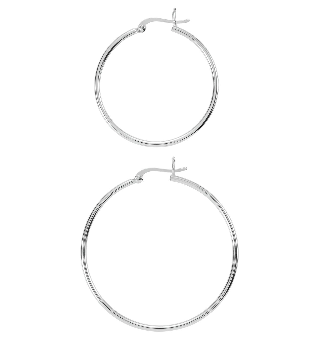 Revere Sterling Silver Hoop Earrings Set of 2 Review