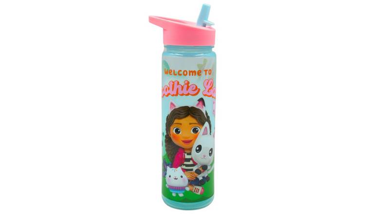 Hox Gabby's DollHouse Blue & Pink Sipper Water Bottle -600ml