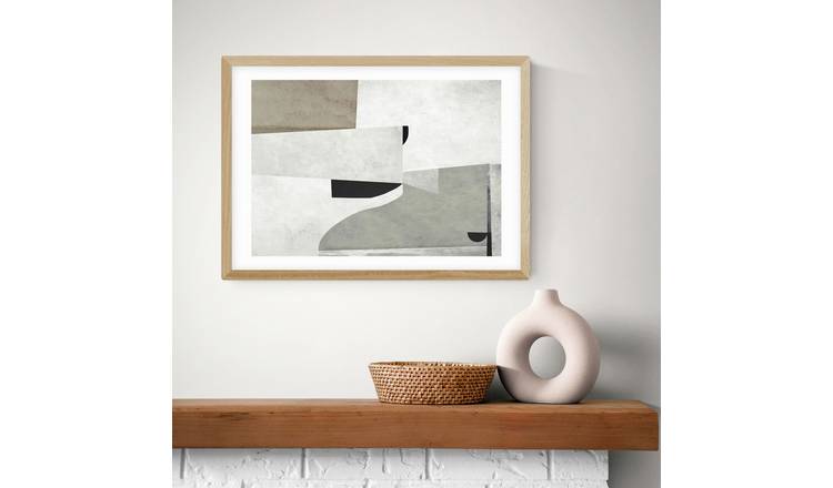 East End Prints Priory Oak Frame Art Print - A2