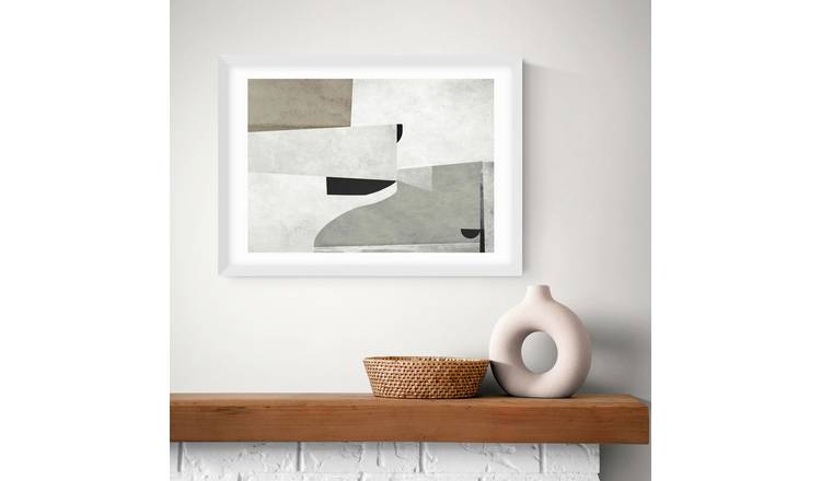 East End Prints Priory White Frame Art Print - A2