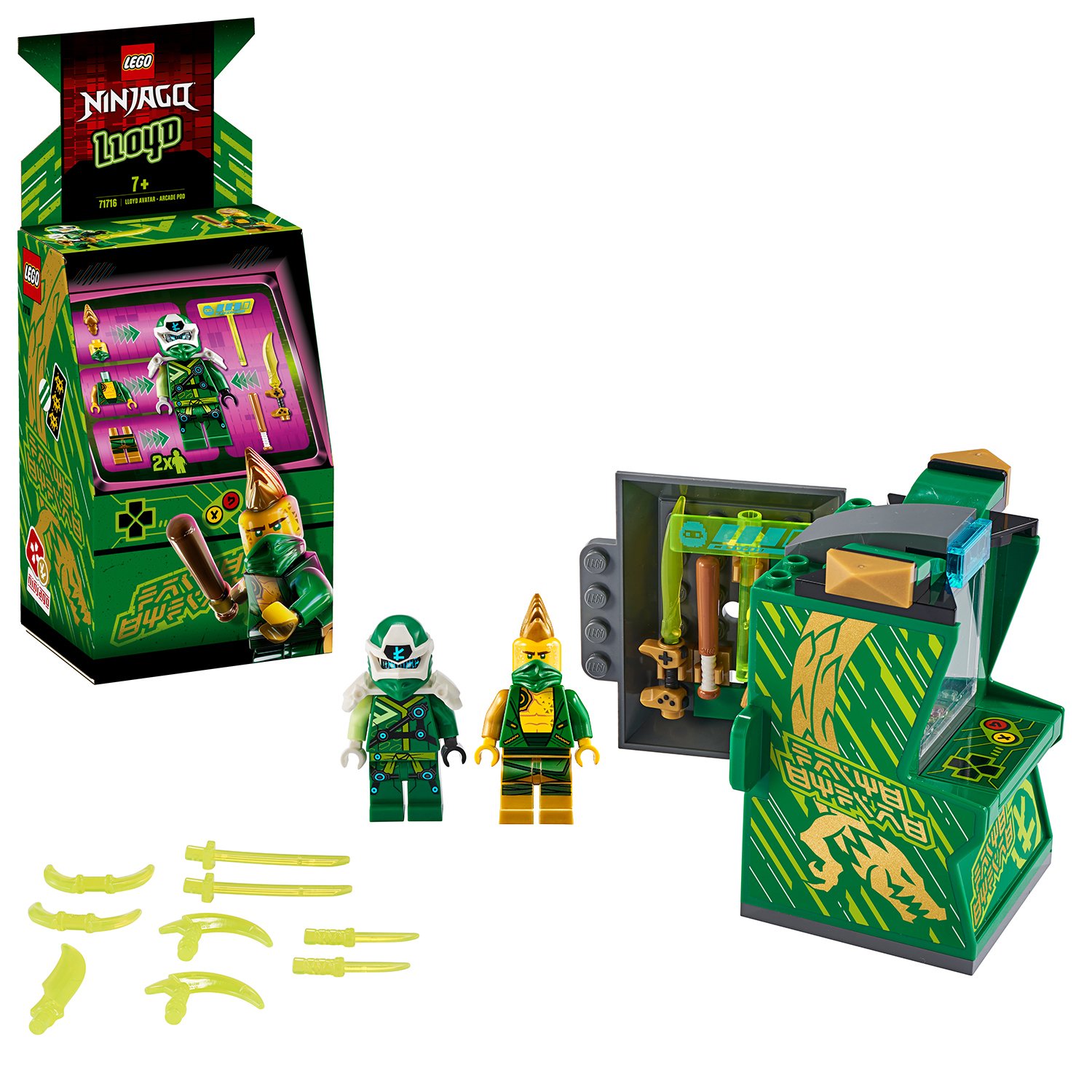 LEGO Ninjago Lloyd Avatar Arcade Pod Portable Playset 71716 Review