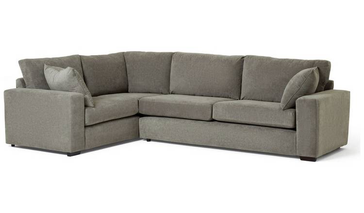 Habitat Elmdon Fabric Left Hand Corner Sofa - Grey