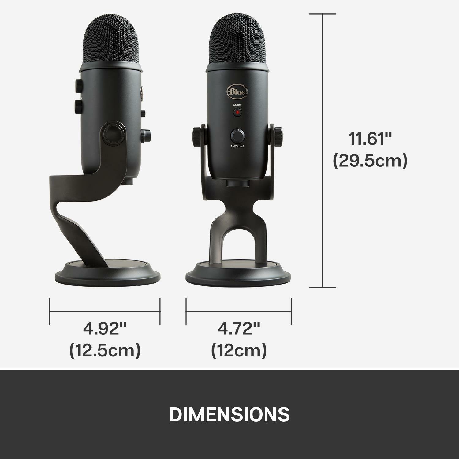Buy Blue Yeti USB Streaming Gaming Podcast PC Microphone - Black