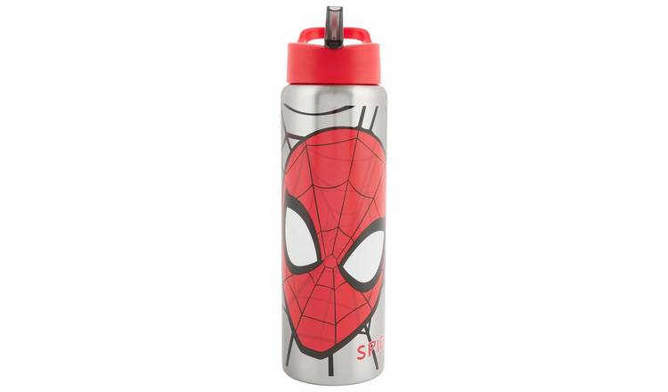 Spider-Man Stainless Steel Silver Sipper Water Bottle -750ml
