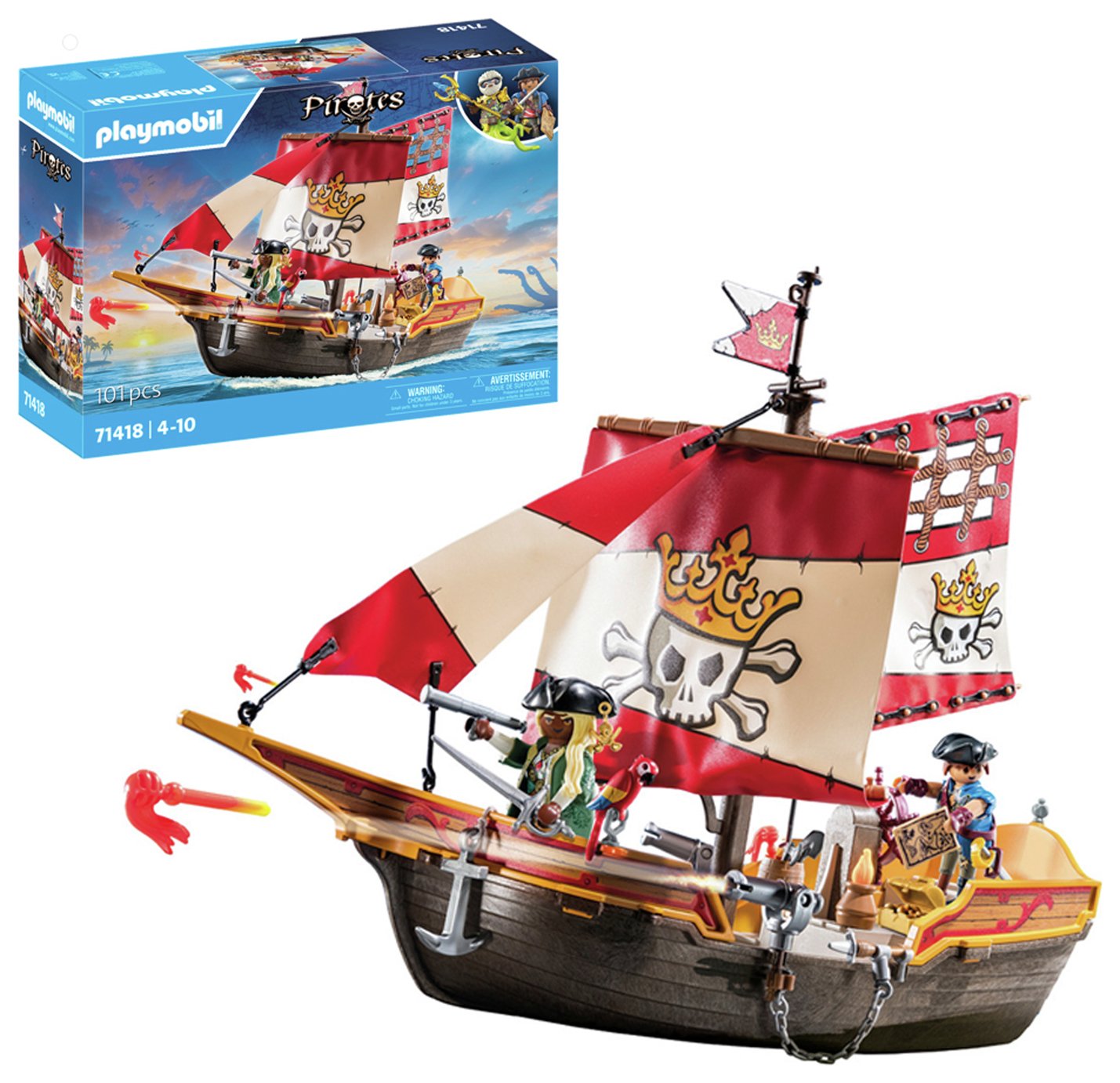 Playmobil Pirates Deeper Pirate Vessel