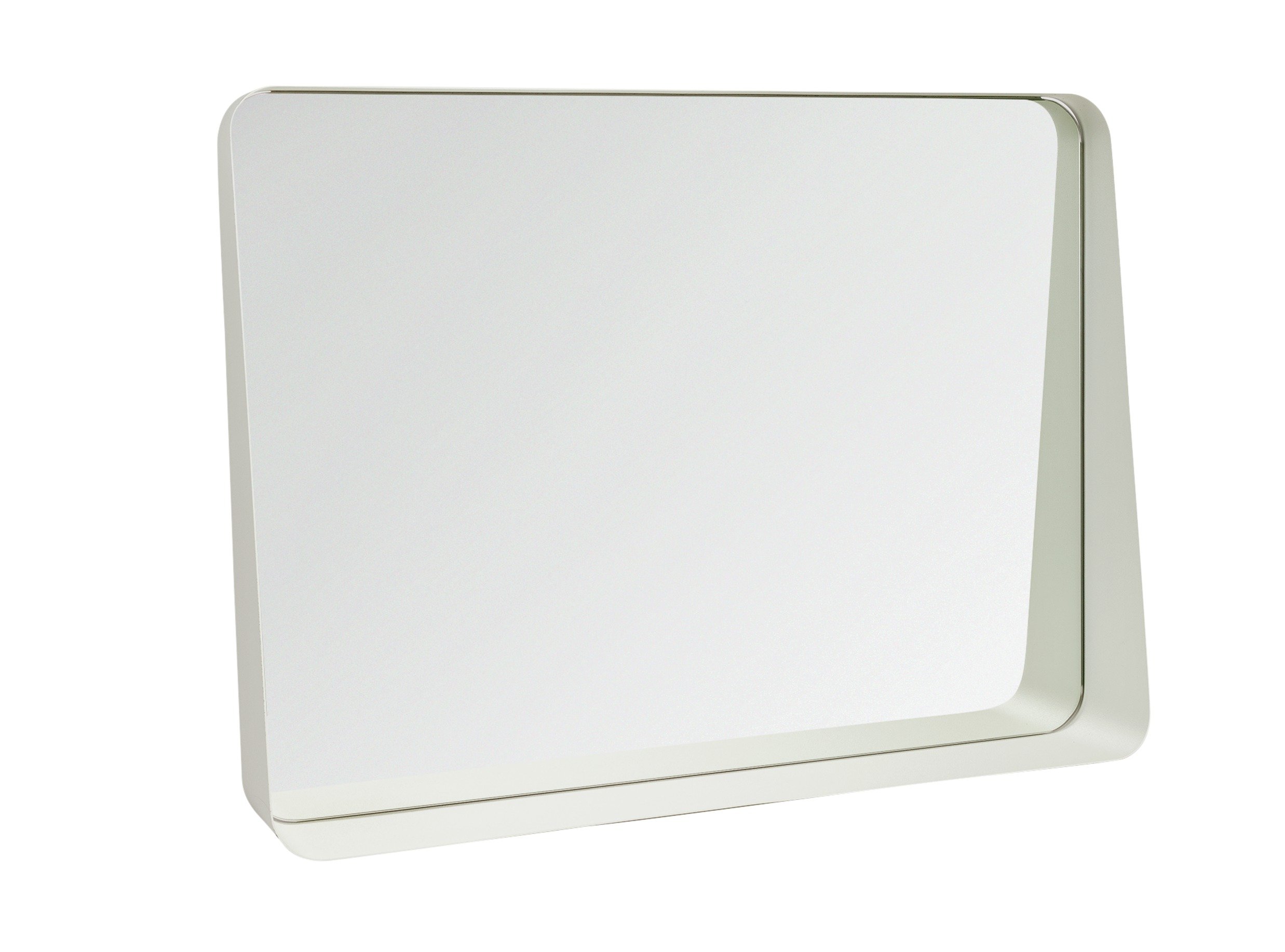 Hygena Aquarius Shelf Mirror - White