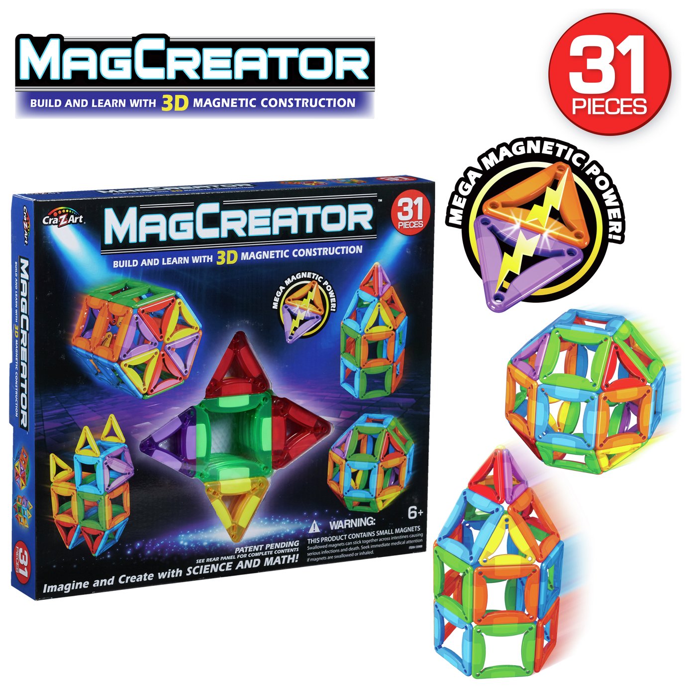 Magcreator Building Set - 31 Piece