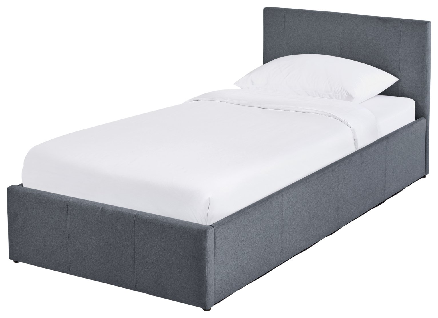 Argos Home Heathdon Side Open Ottoman Single Bed Frame Grey (7093319