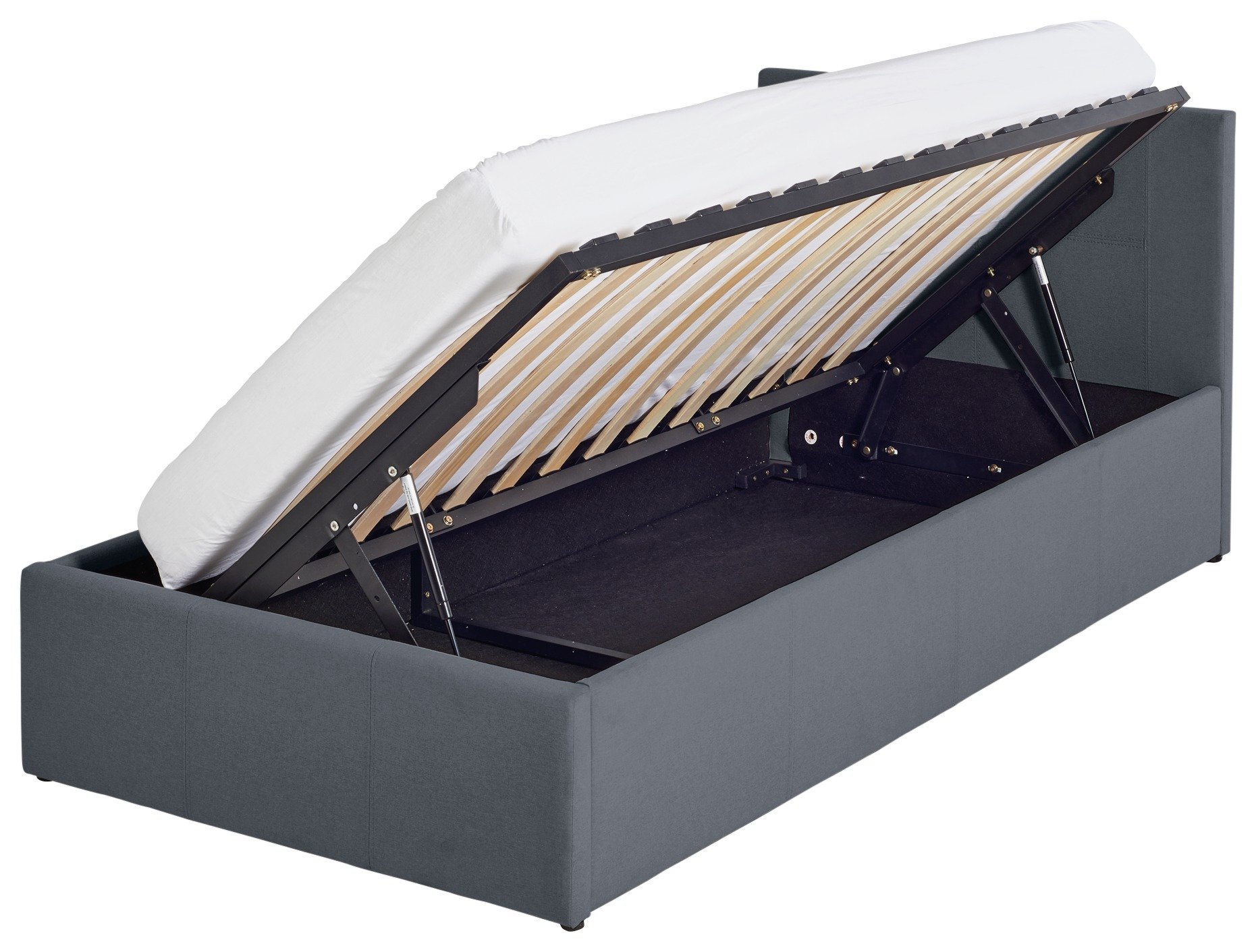 Argos Home Heathdon Side Open Ottoman Single Bed Frame Grey Reviews