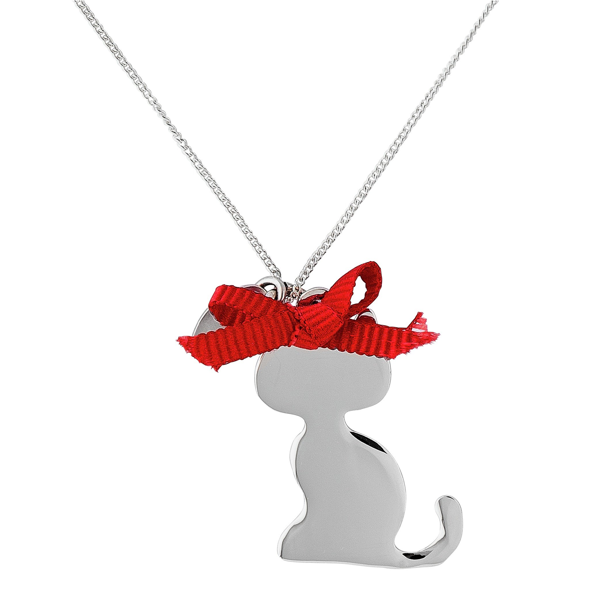 Revere Sterling Silver Cat Pendant