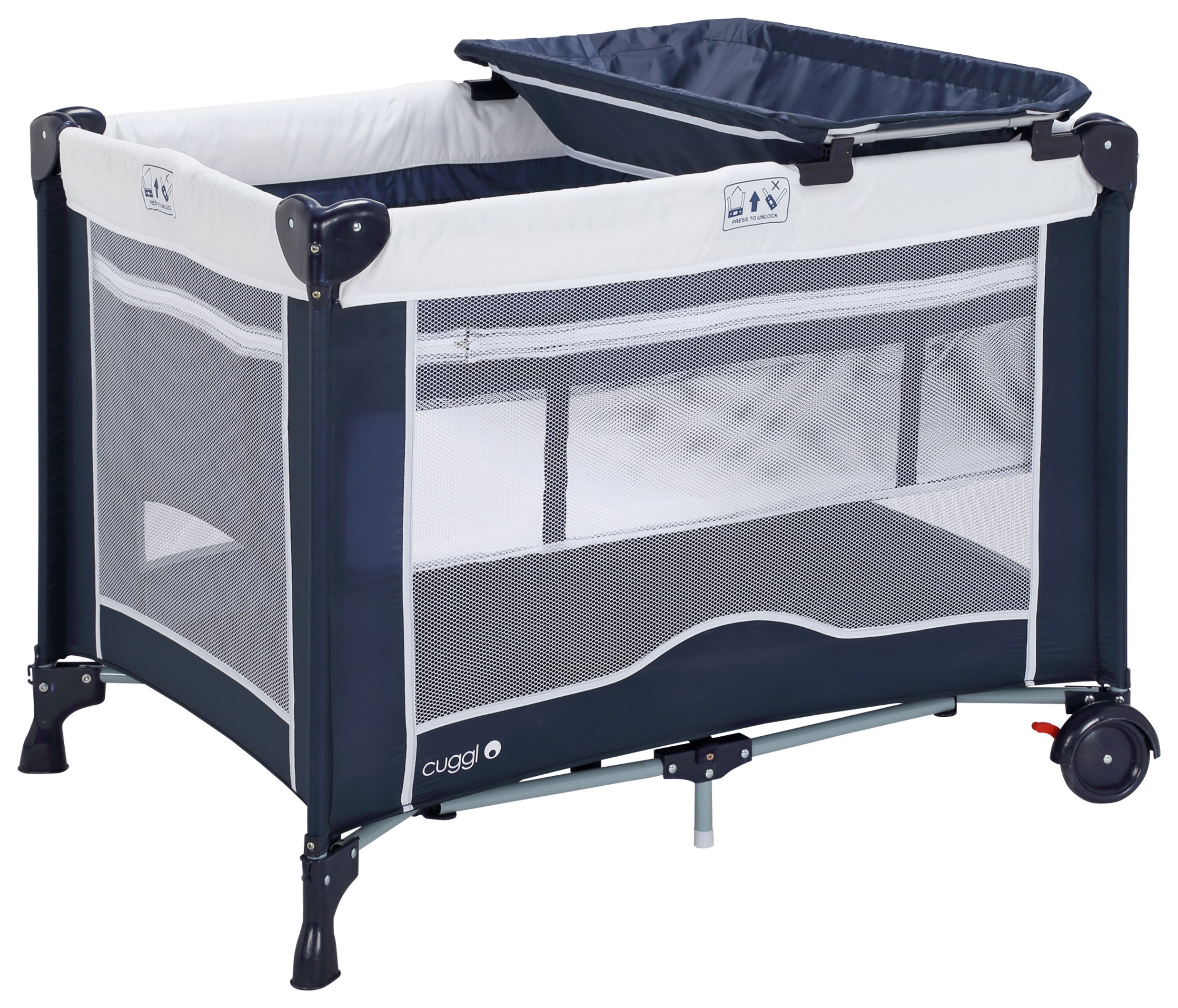 cuggl deluxe travel cot with bassinet reviews