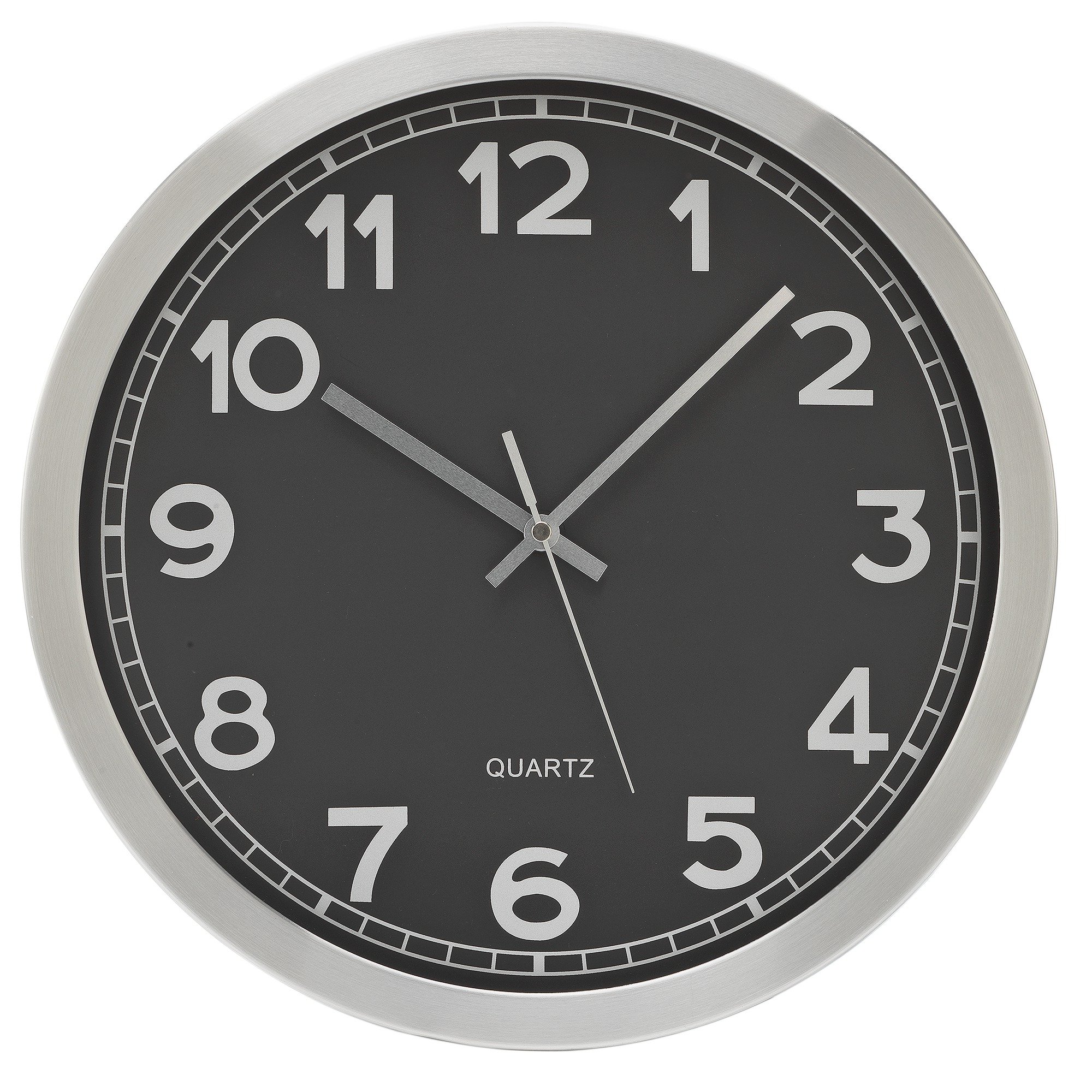 Hygena Rocco Radio Controlled Metal Wall Clock (7095221) Argos Price