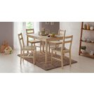Buy Argos Home Raye Solid Wood Dining Table & 4 Chairs | Dining table ...
