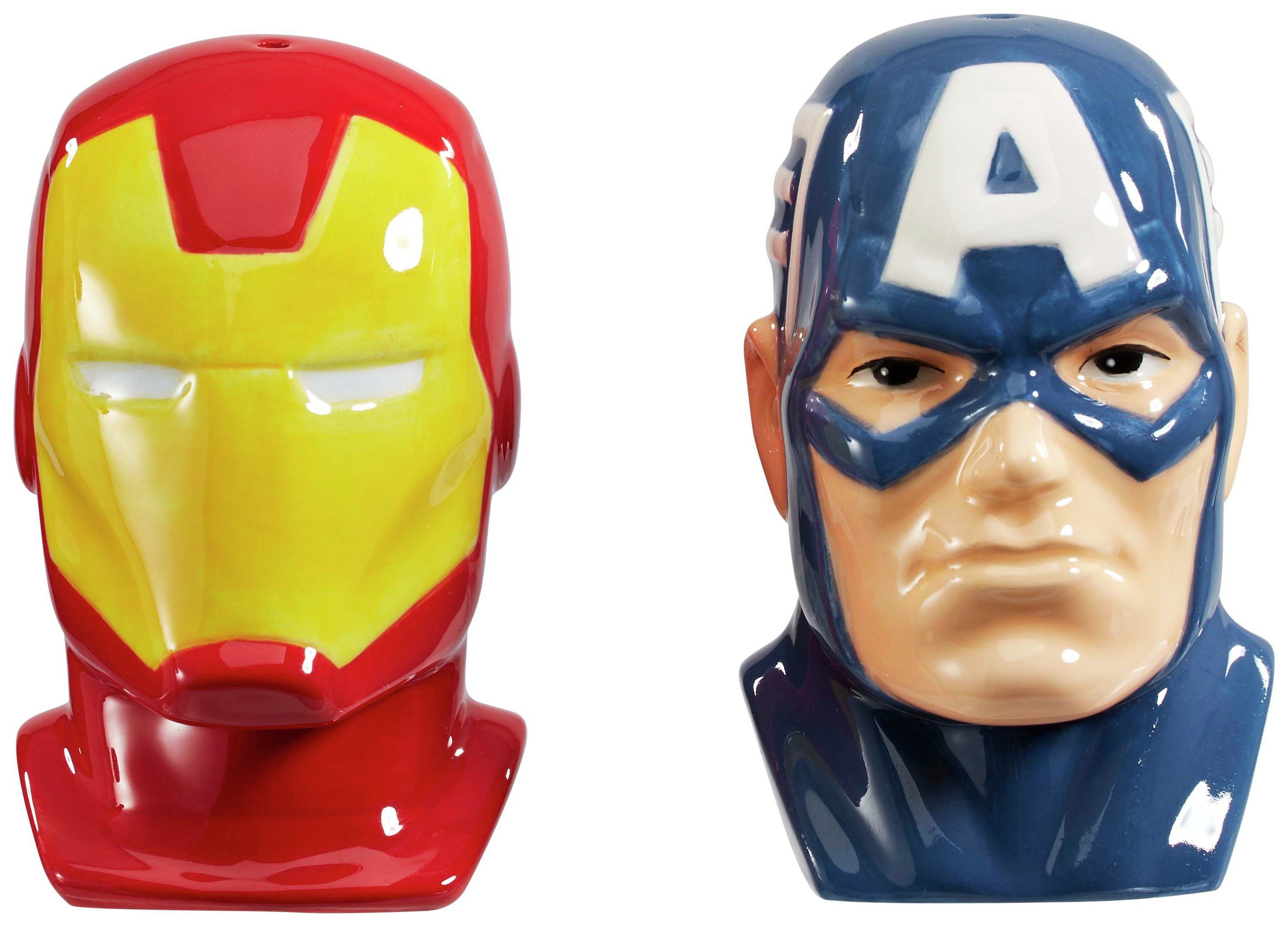 Marvel Captain America & Iron Man Salt & Pepper Shakers