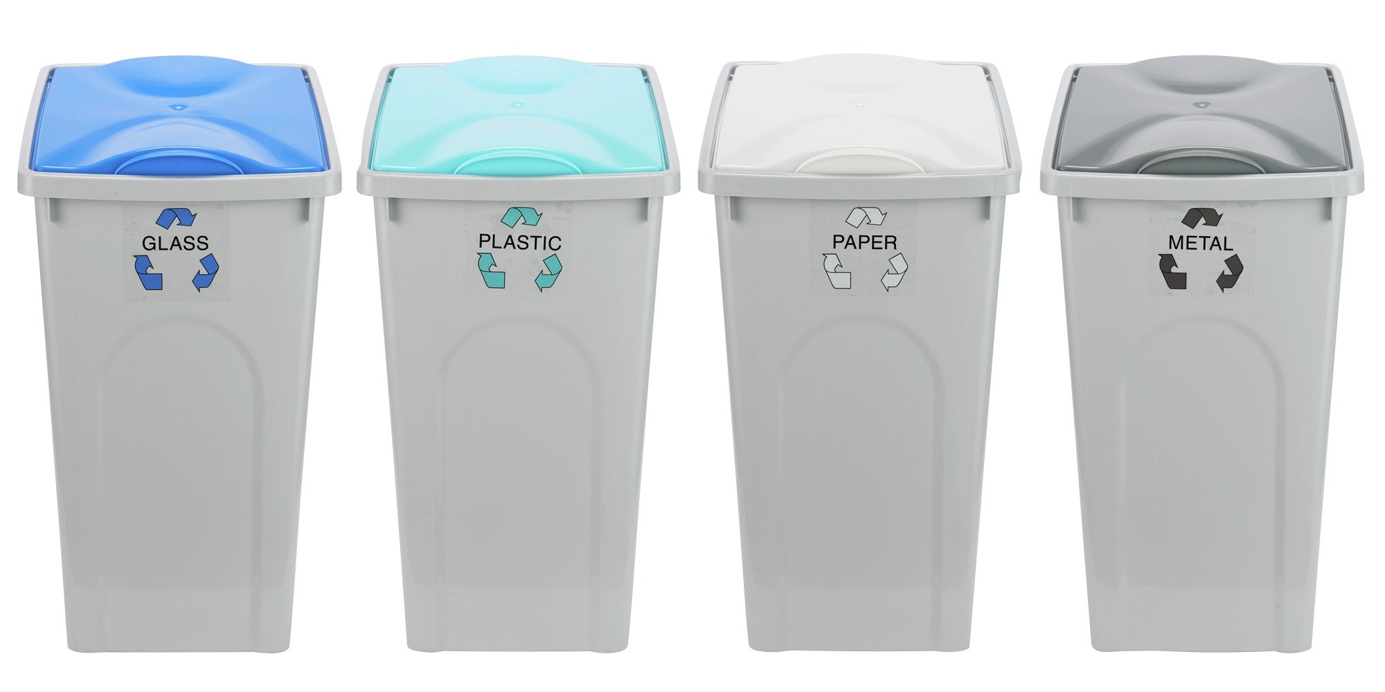 Argos Home 50 Litre Recycling Bins - Set of 4