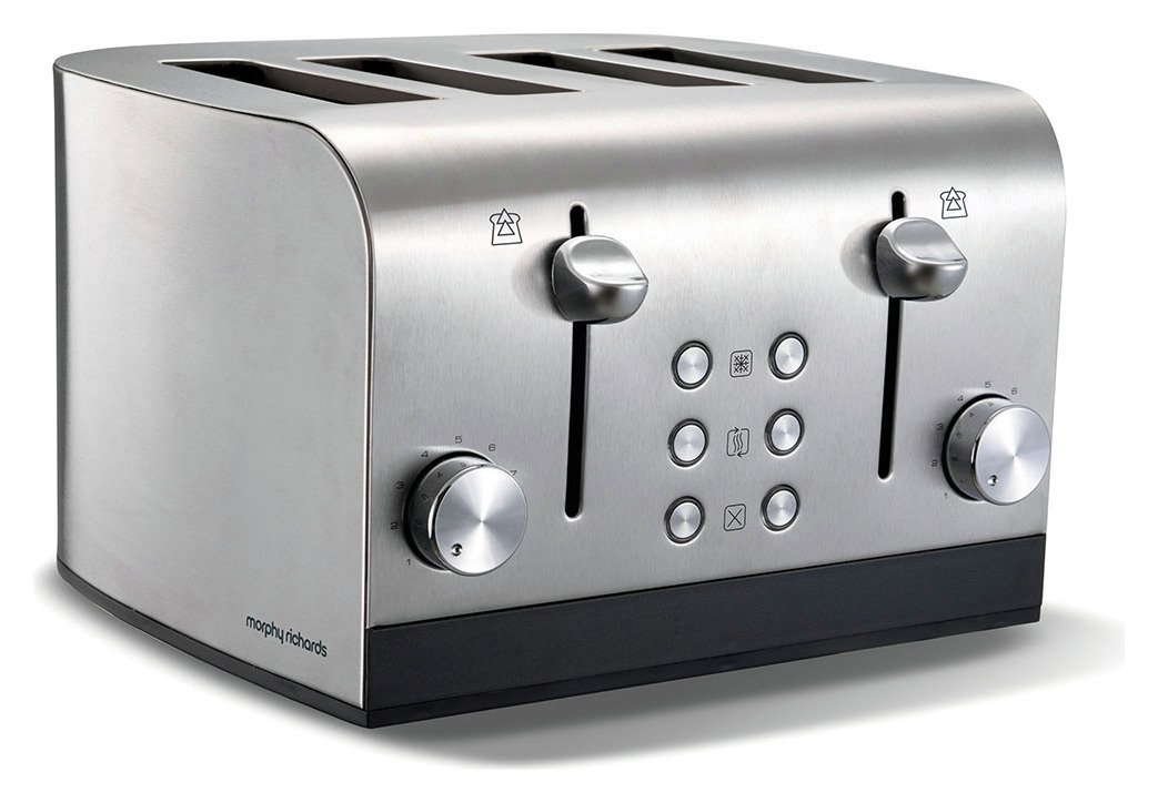 Morphy Richards 4 Slice Toaster - Brushed Stainless Steel