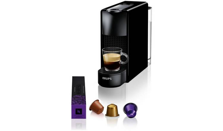 Nespresso Essenza Mini Pod Coffee Machine by Krups - Black