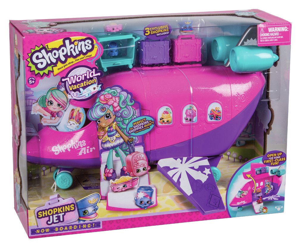 Shopkins Shoppies Plane Playset with Doll